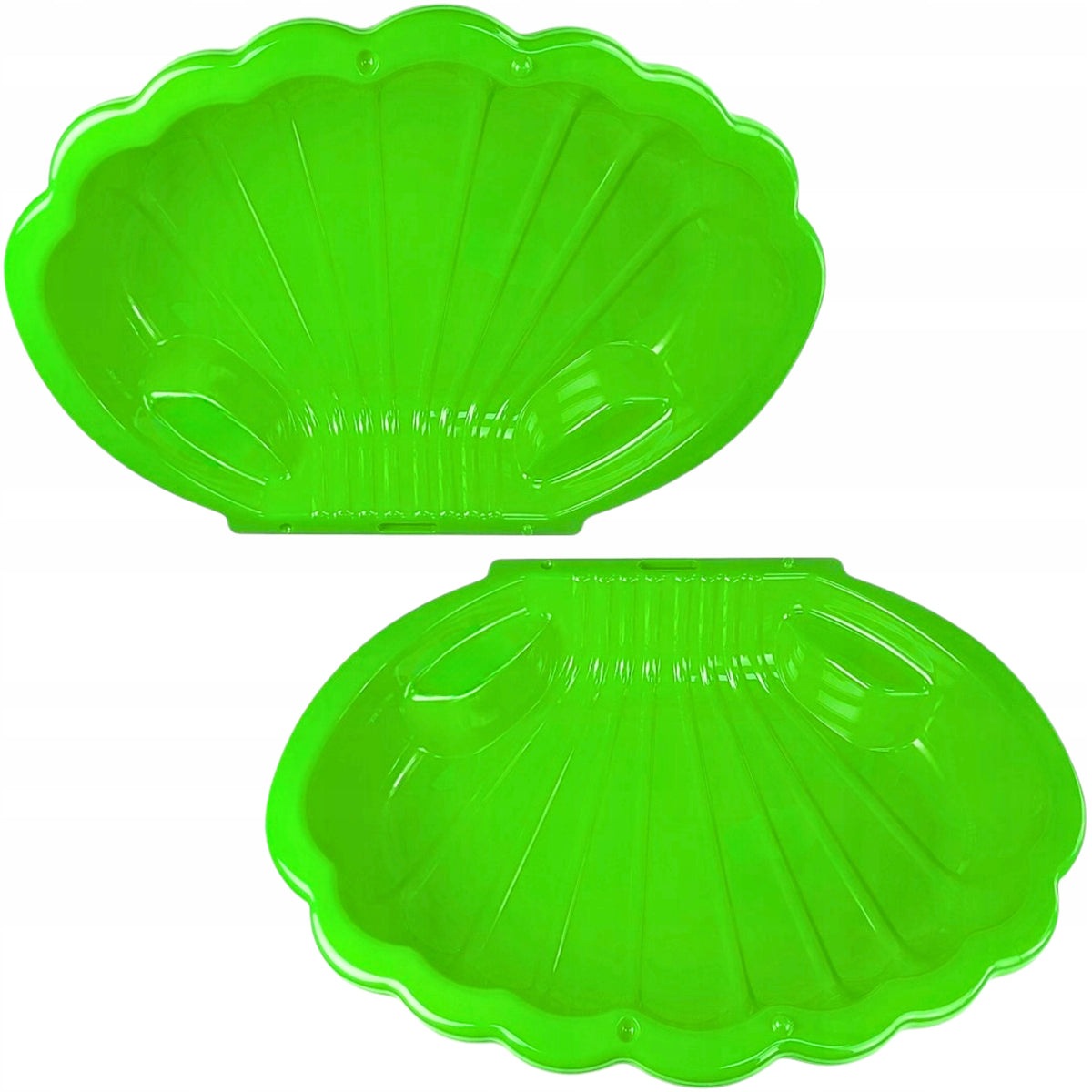 Sandbox Or Pool Plastic XXL Shell Lockable Green 2in1 SOLID