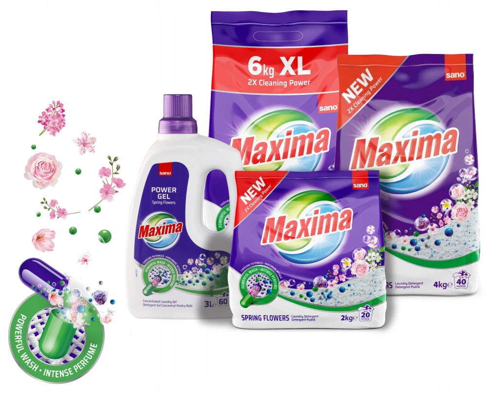 Sano Maxima washing powder Spring Flowers 4 kg
