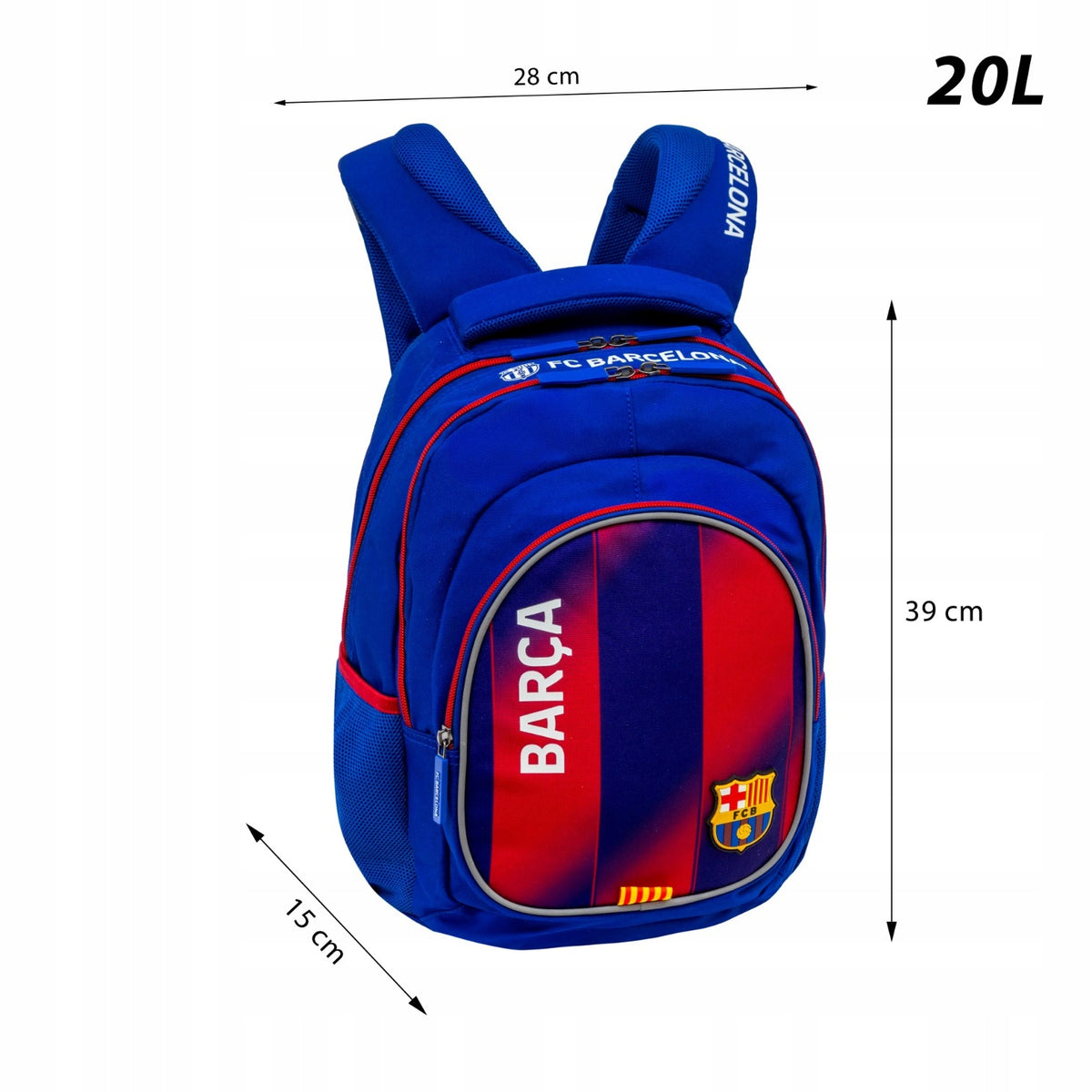 School backpack 3 COMPARTMENTS FC Barcelona multicolor 20 L ASTRA Manufacturer code 502026030