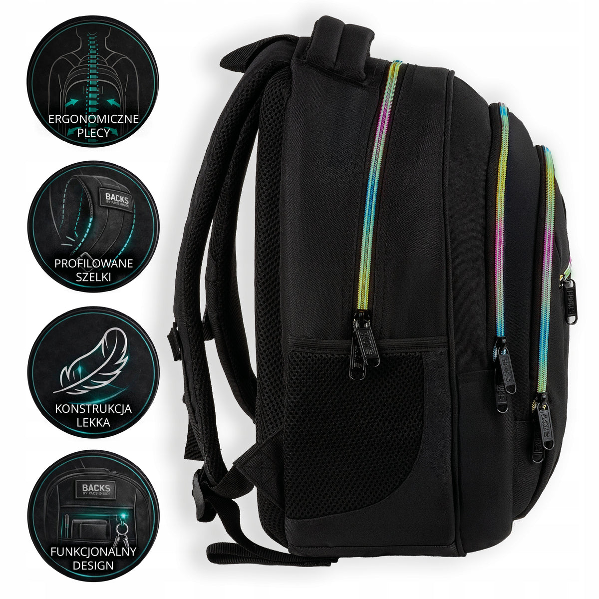 School backpack boys BackUP black Manufacturer code PLB8056R