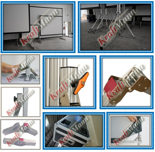 Screen Folding Rear Back Projection 200 Manufacturer code FrameMobile Projekcja Tylna Wsteczna 200