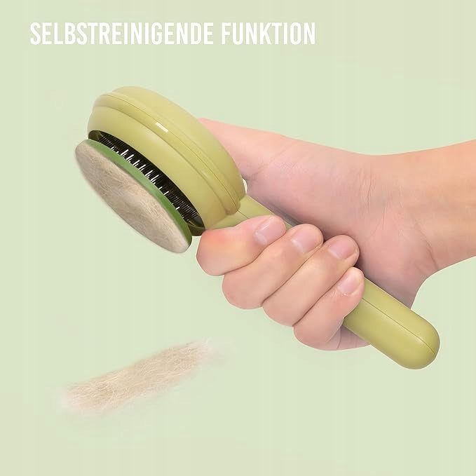 Self-Cleaning Hair Brush for Dogs and Cats on Tangles Brand no brand