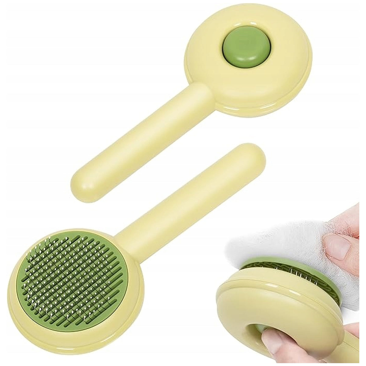 Self-Cleaning Hair Brush for Dogs and Cats on Tangles
