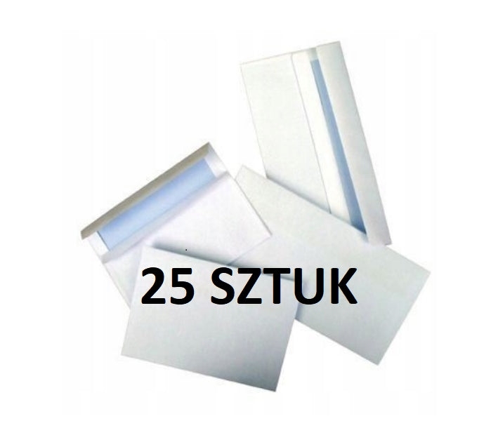Self-adhesive envelopes C6 SK white 25pcs. Envelope