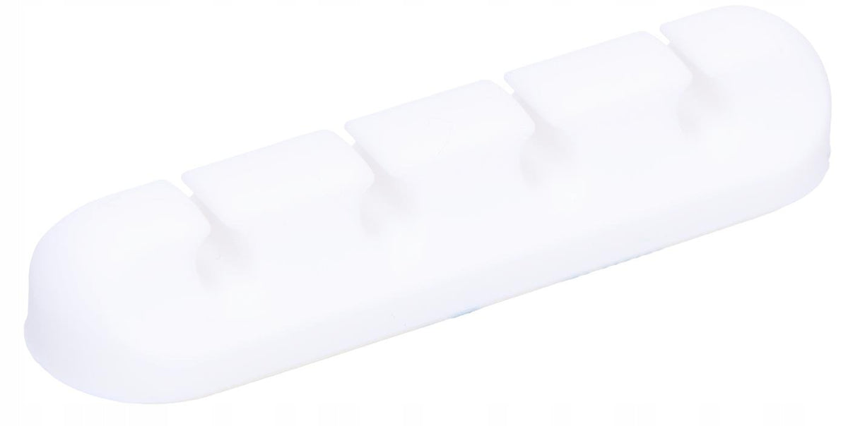 Self-adhesive organizer Silver Monkey for 4 cables