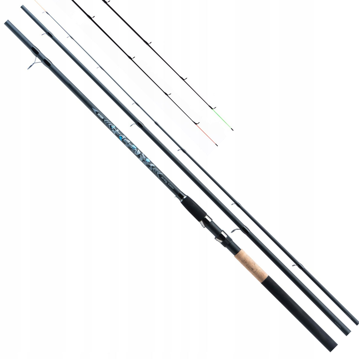 Set METHOD FEEDER- Fishing Rod Reel + akc JAXON Brand Jaxon