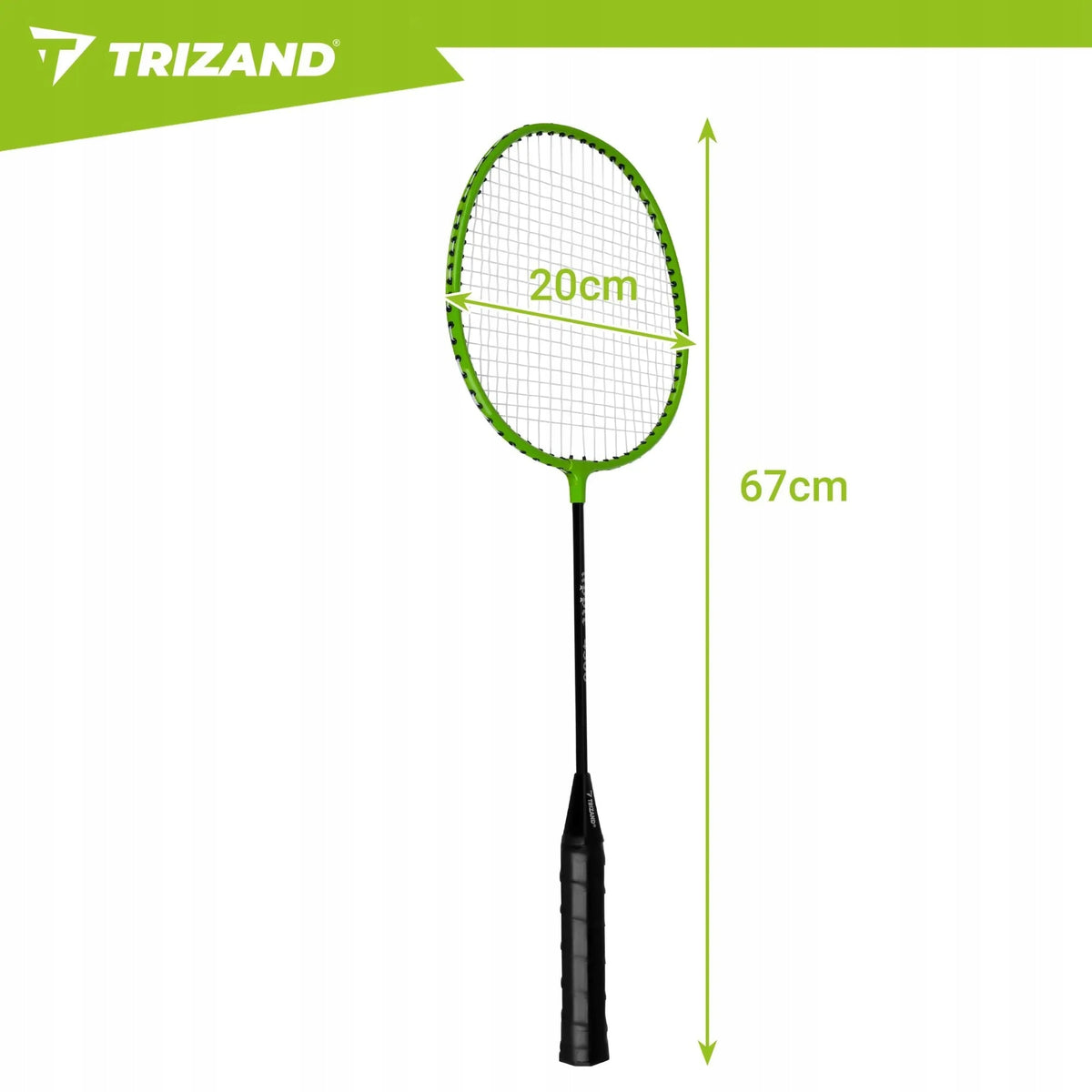 Set for Badminton Trizand 8 Elements Cover 3 Darts 4 Rackets Brand Trizand