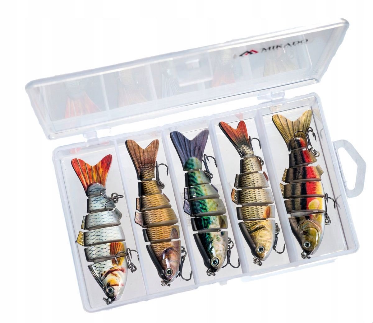 Set for Spinning 5x wobbler broken Mikado box