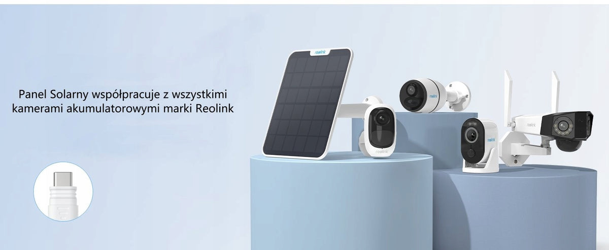 Set of 2x Solar panel 2 for cameras Reolink black 5,8W Manufacturer code Panel