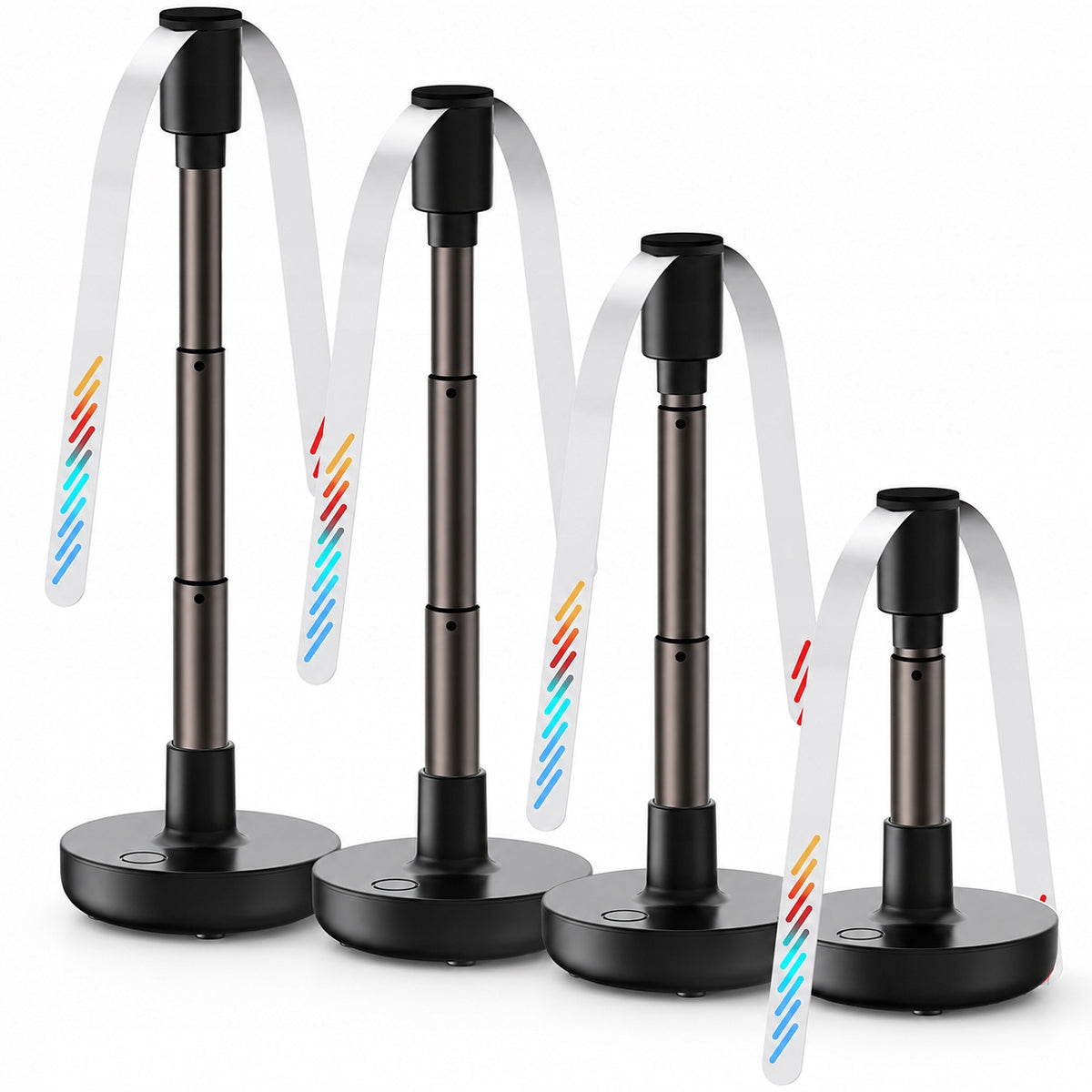 Set of 4pcs Windmill Quiet Mini Table Fan Insect Fly Repellent Packaging status original