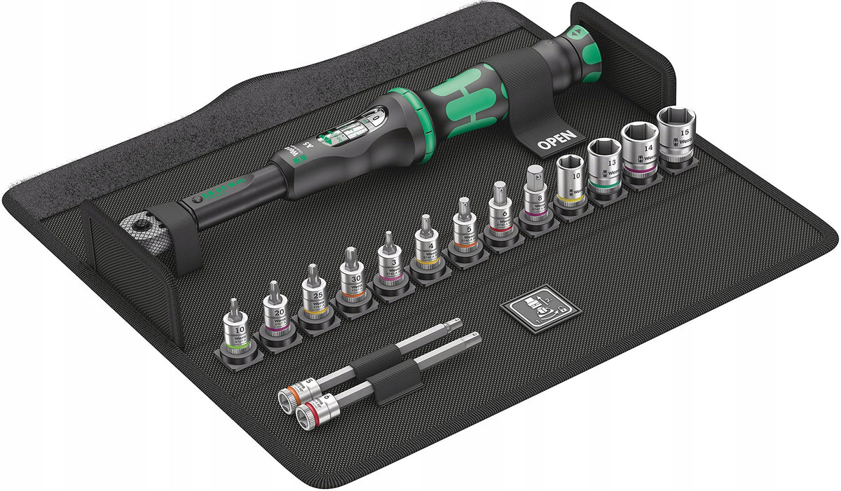 Set of Dynamometric Wrenches for Bike Wera,