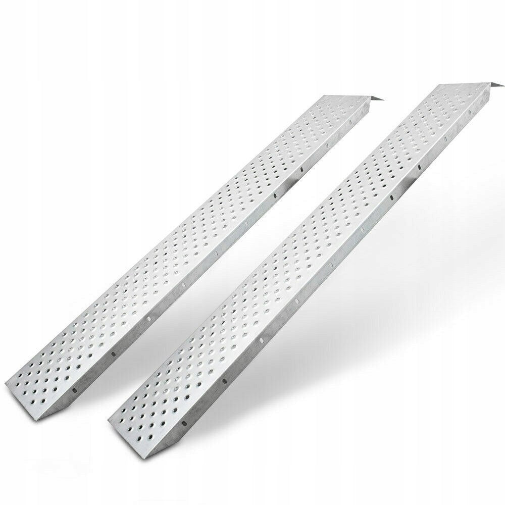 Set of Loading Overrun Ramps up to 400kg Steel for workshop Rail