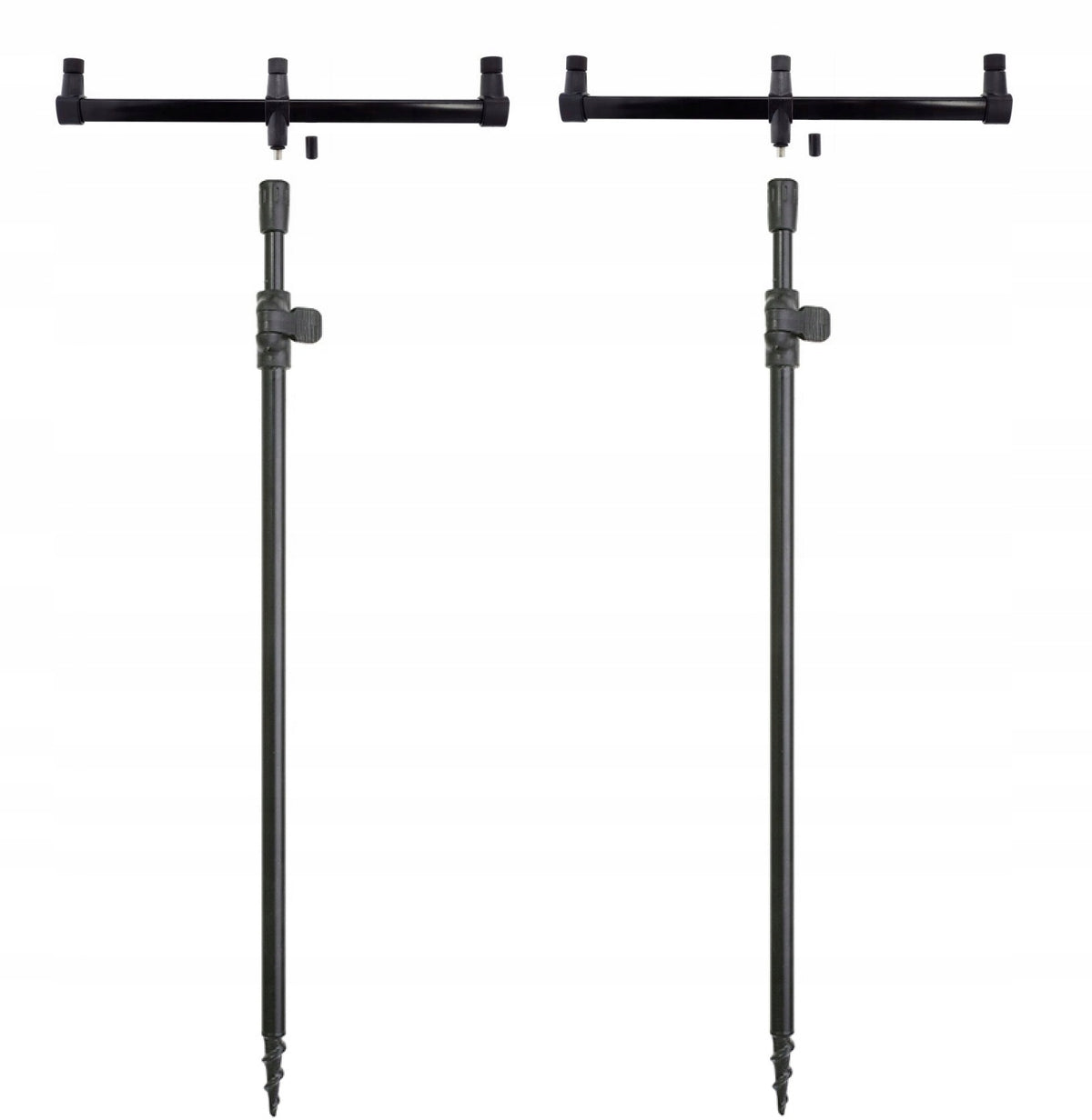 Set of Stands Support for 3 Rods 2x Buzz Bar Stand Rod Pod