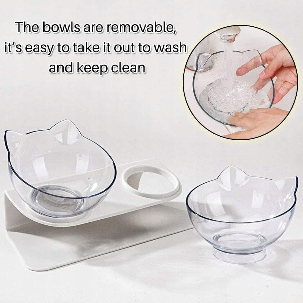 Set of two feeding bowls PetDesign plastic 473 ml Brand PetDesign