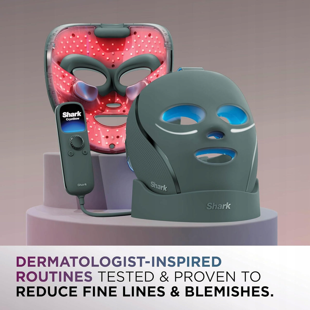 Shark CryoGlow LED Face Mask LED FACE MASK WRINKLE REMOVAL Manufacturer code 1111240318165
