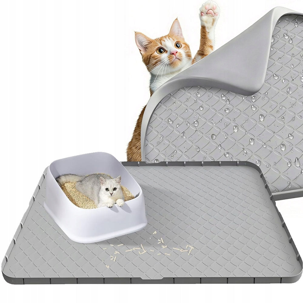 Silicone Cat Cuvette Mat Wiper Pad Large For Litter