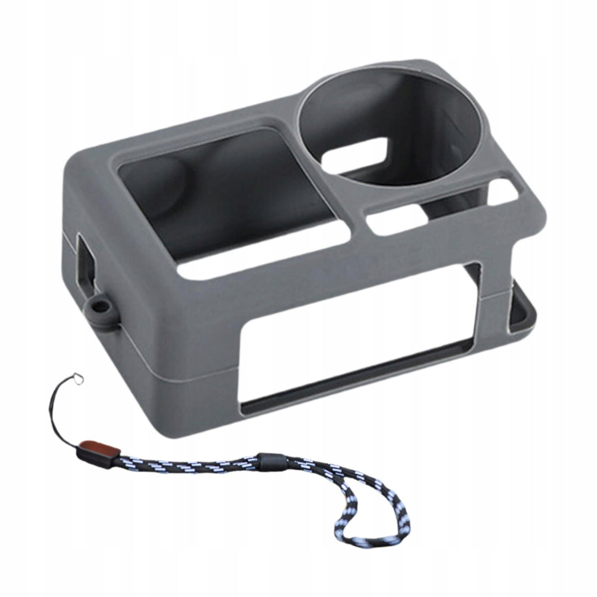 Silicone Cover,Camera Cover,Shockproof with Lostproof Rope,Sports grey