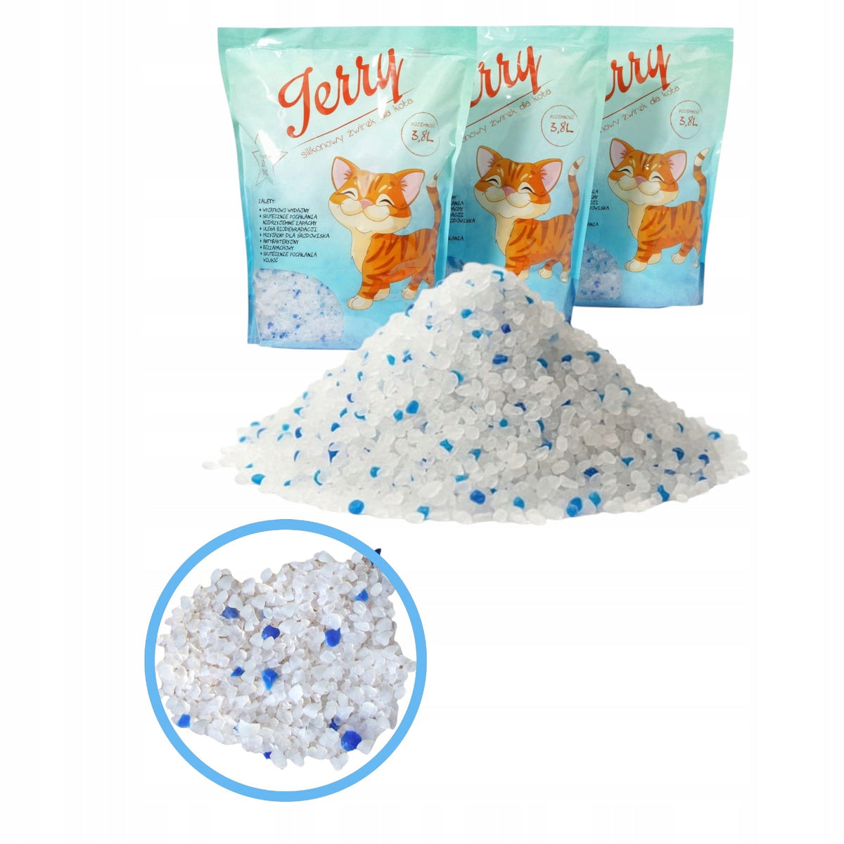 Silicone Litter For Cat Package 8x3,8L STANDARD
