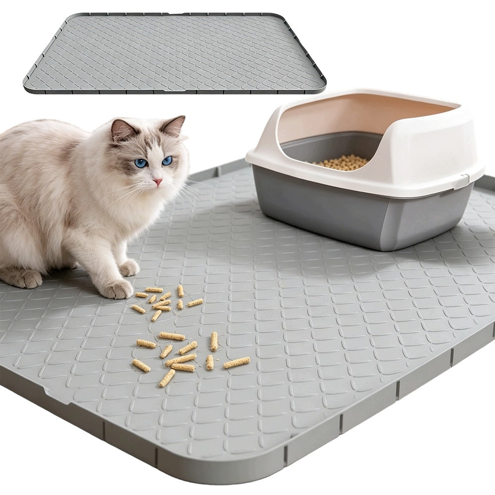 Silicone Mat Under Cuvette BEDEE 86x55cm Non-Slip Catching Litter