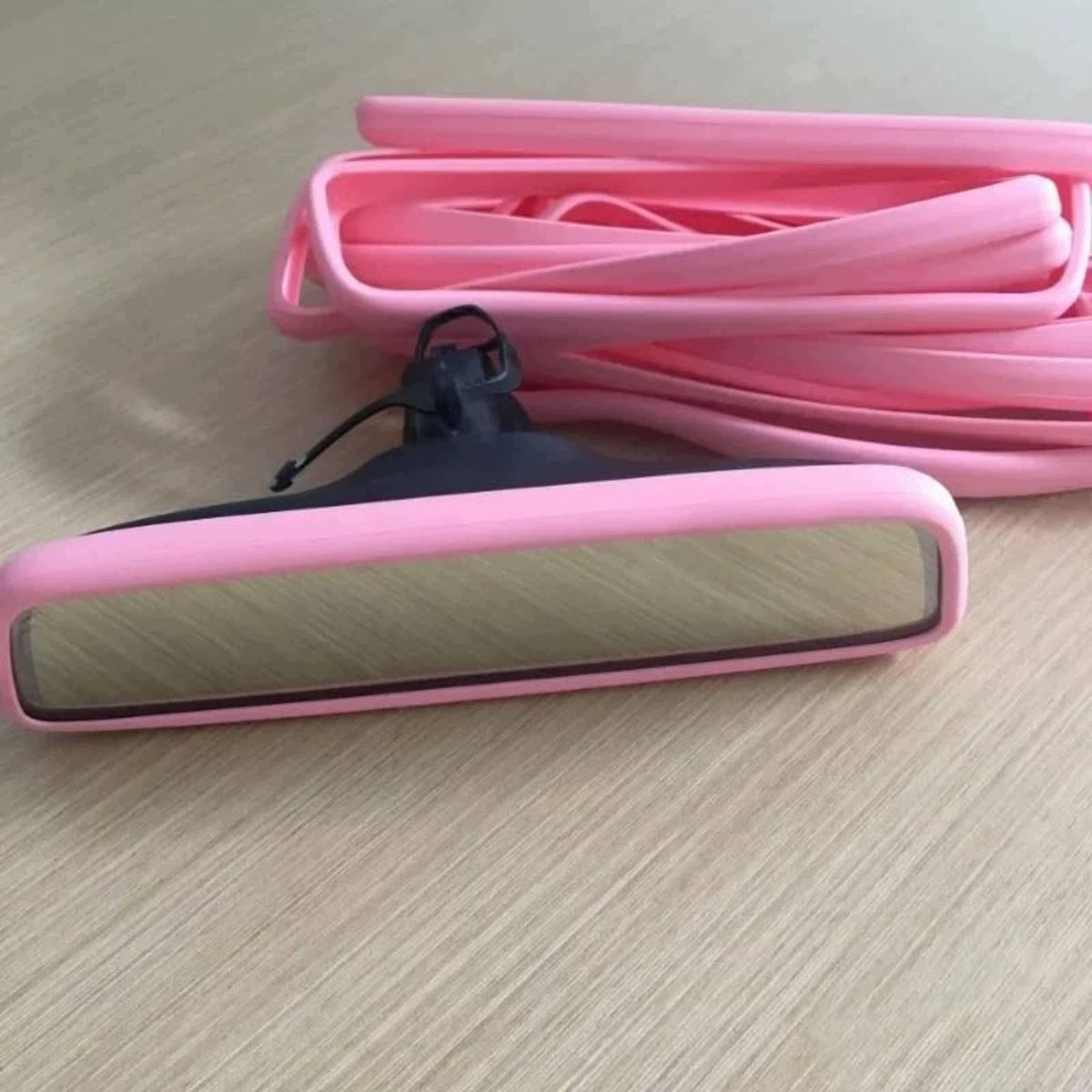 Silicone Rearview Mirror Exact Fit Silicone Rearview Mirror Frame Easy Gray Packaging status original