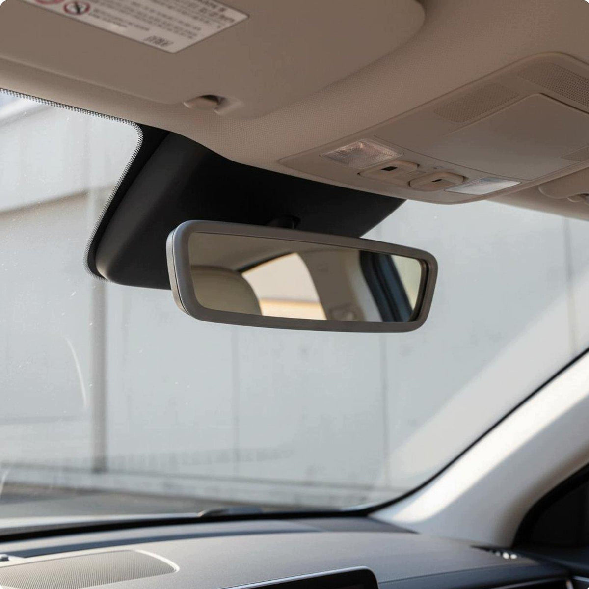 Silicone Rearview Mirror Exact Fit Silicone Rearview Mirror Frame Easy Gray