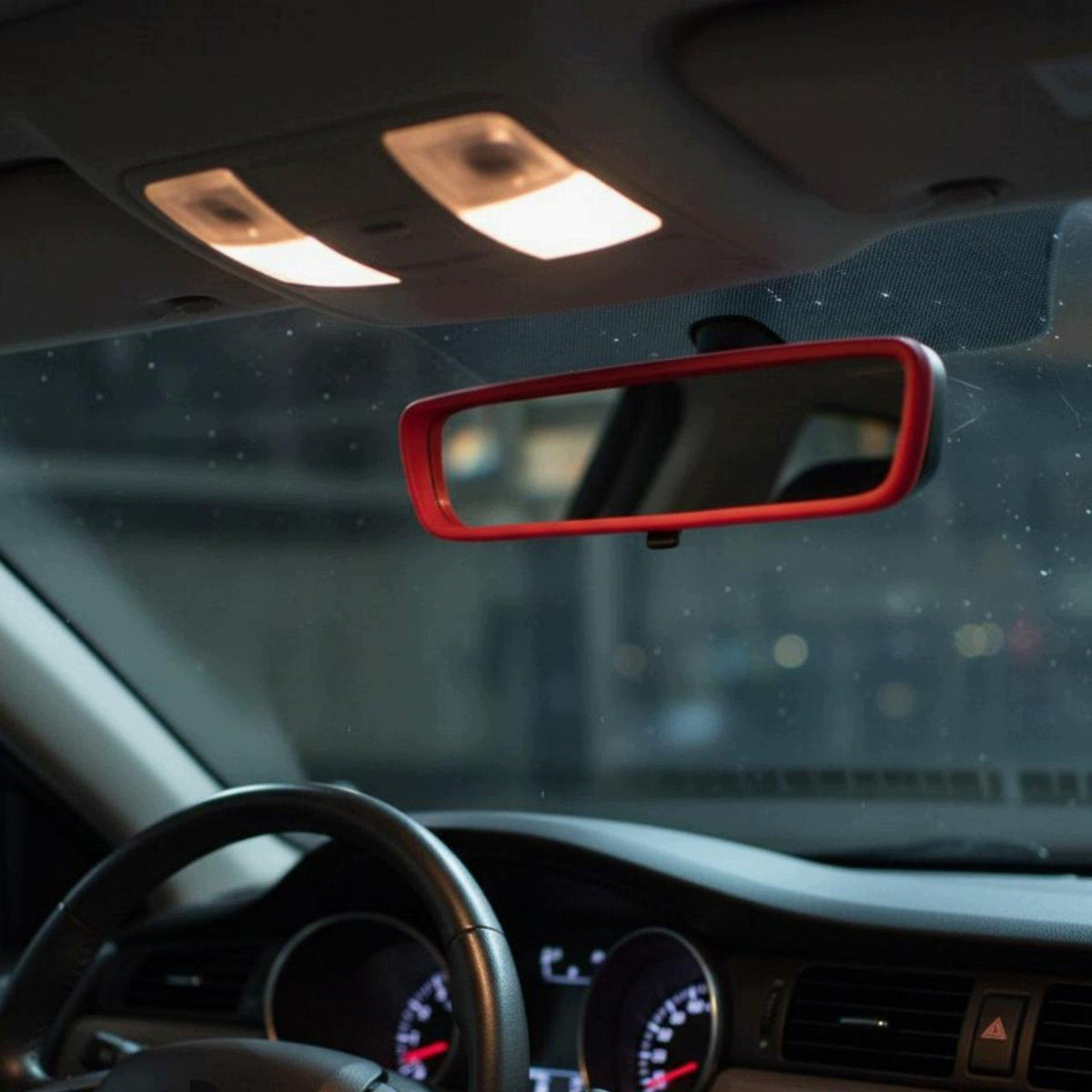 Silicone Rearview Mirror Exact Fit Silicone Rearview Mirror Frame White Packaging status original