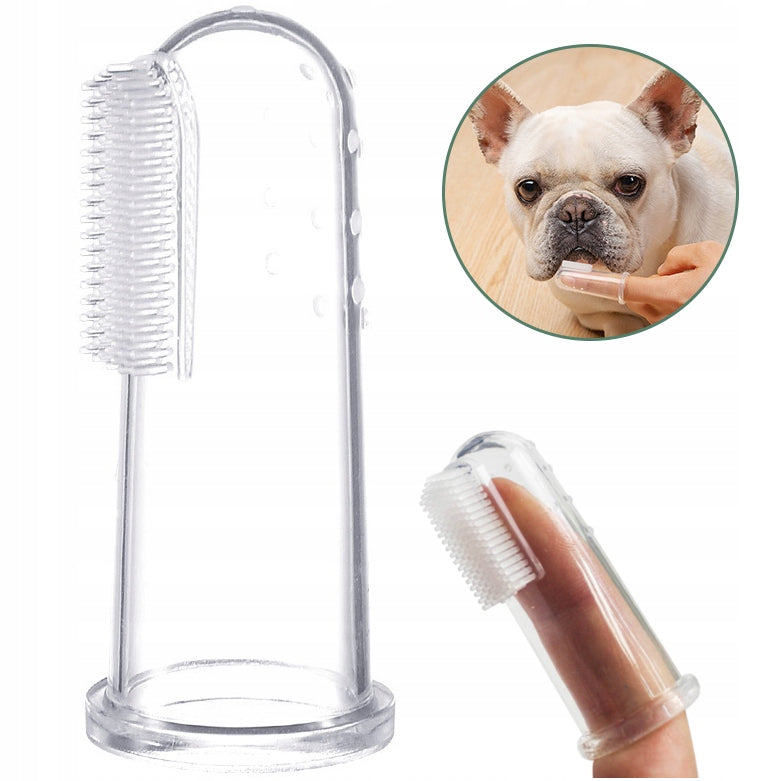 Silicone Toothbrush for Dog and Cat Finger Brush
