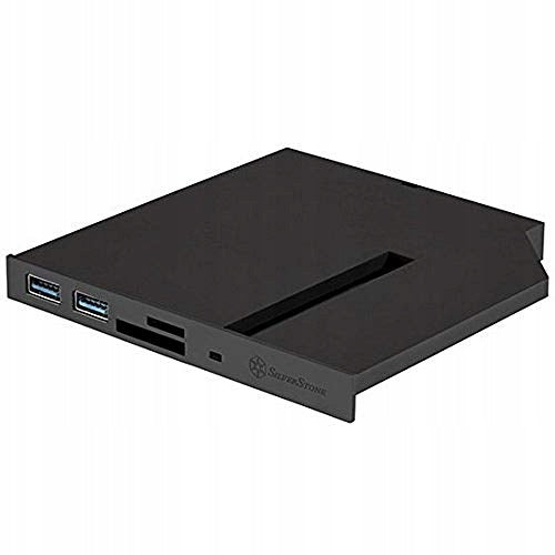 SilverStone SST-FPS01 - 12.7mm Tray Loading Slim Optical Bay with 2x USB3.0