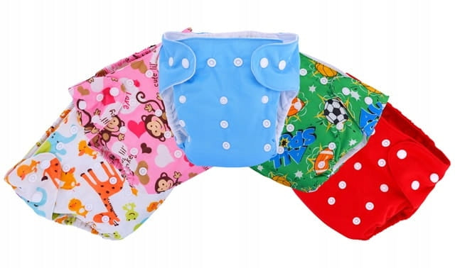 Simed Diaper Reusable Swaddle PUL - Flamingos Packaging status original