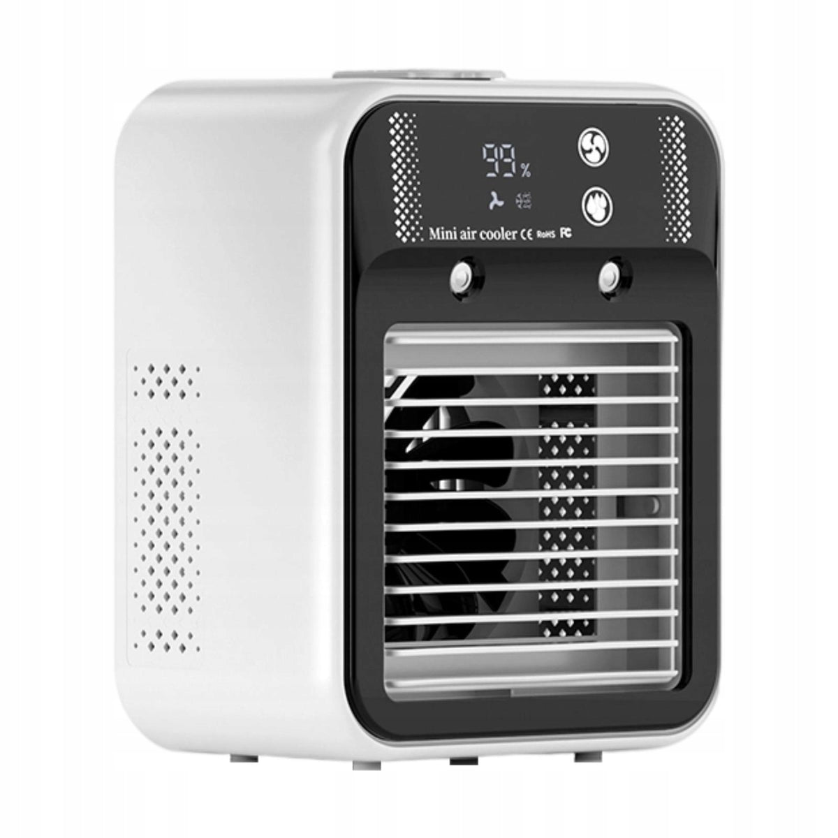 Small Air Conditioner Fan Modern Personal Fan Adjustable Angle Mini Air
