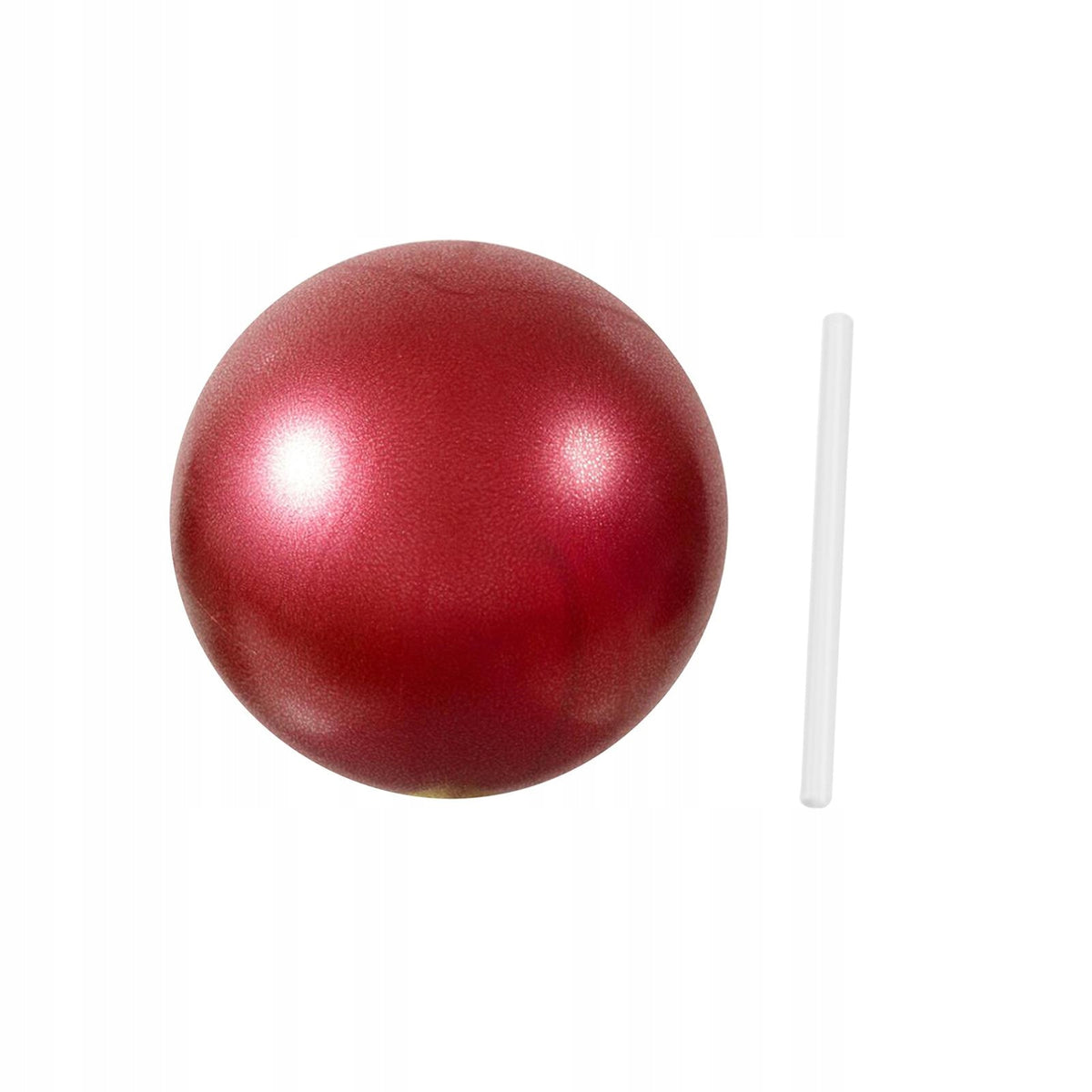 Small Pilates Ball Exercise Ball Heavy Duty 9 inch Slip Resistant Red