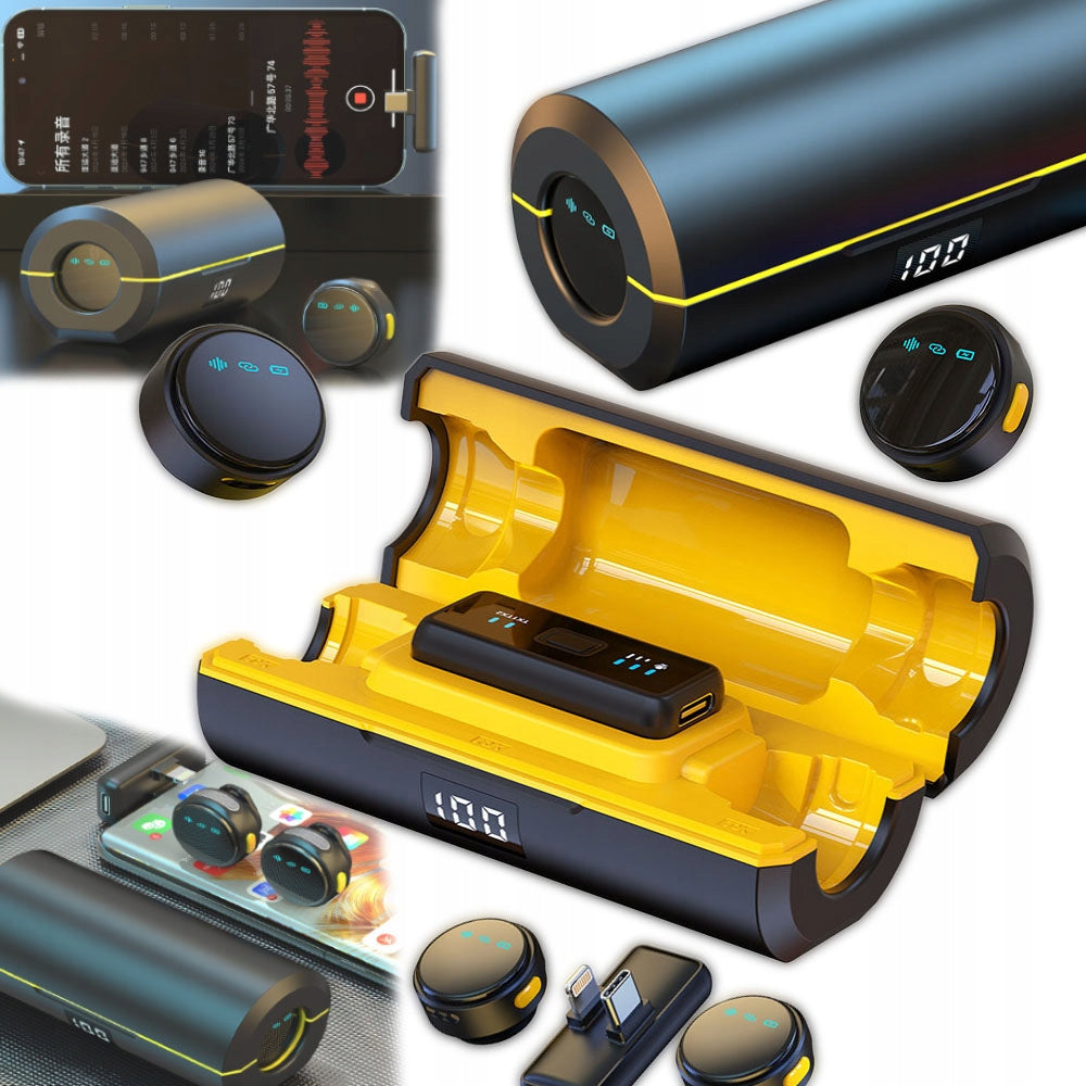 Small Wireless Microphone Wireless Condenser Microphone Recording