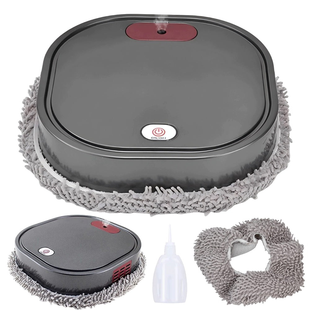 Smart Mop With Spray Function QUIET USB Cleaning Robot Grey Packaging status original