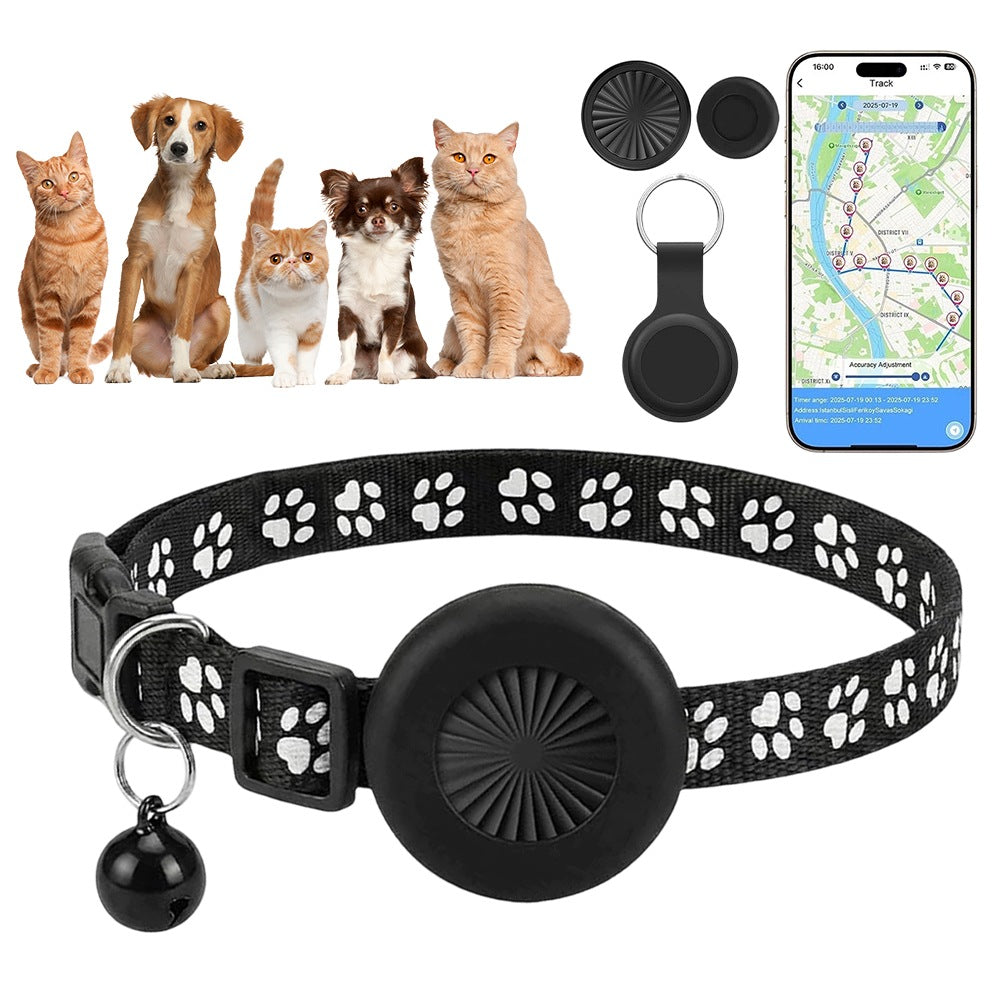Smart Pet Collar Tracker Locator IP67 iOS AndroidBlack