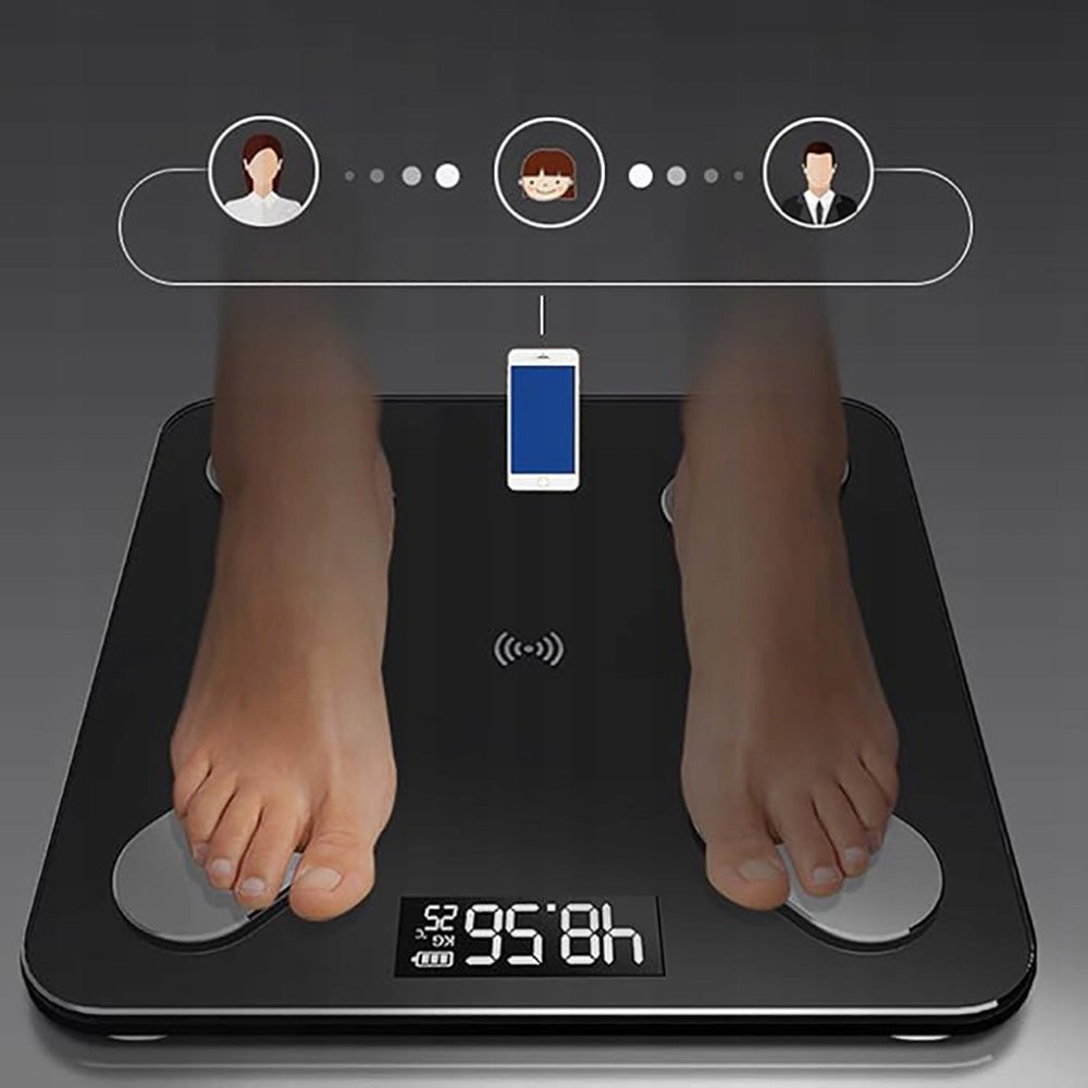 Smart scale with bluetooth app to analyze lean mass metabolism Packaging status original