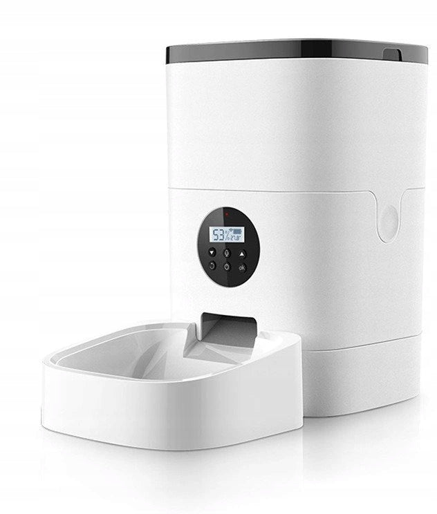 Smartlife Wifi Automatický dávkovač granulí 4 L, Bílá