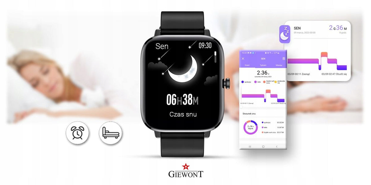 Smartwatch Giewont Black GW230-2 Model other
