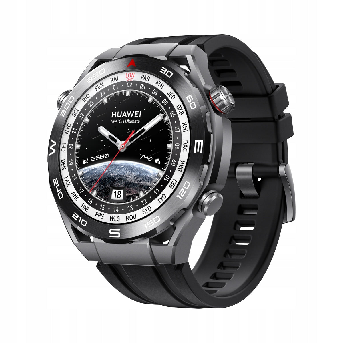 Smartwatch Huawei Watch Ultimate black Packaging status original