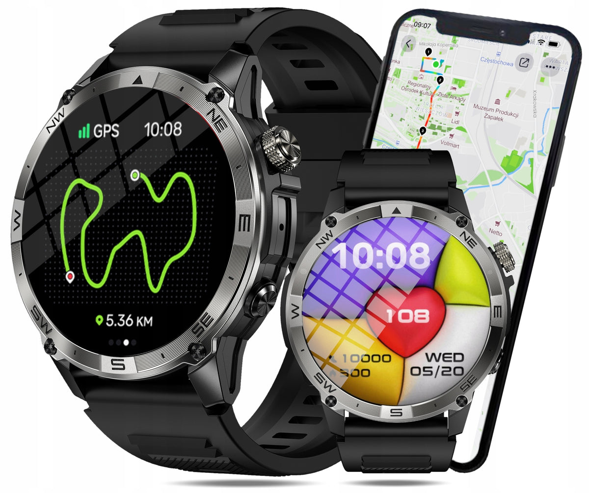 Smartwatch Wenom Explorer GPS black