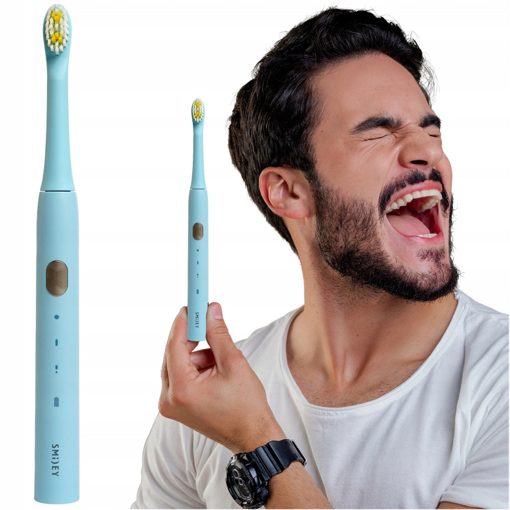 Smiley Light Sonic Electric Toothbrush Blue Gift