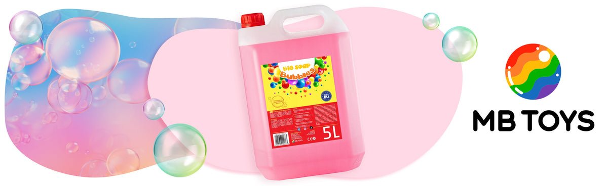 Soap Bubble Liquid 5L Large Bubbles Colorful MBTOYS Packaging status original