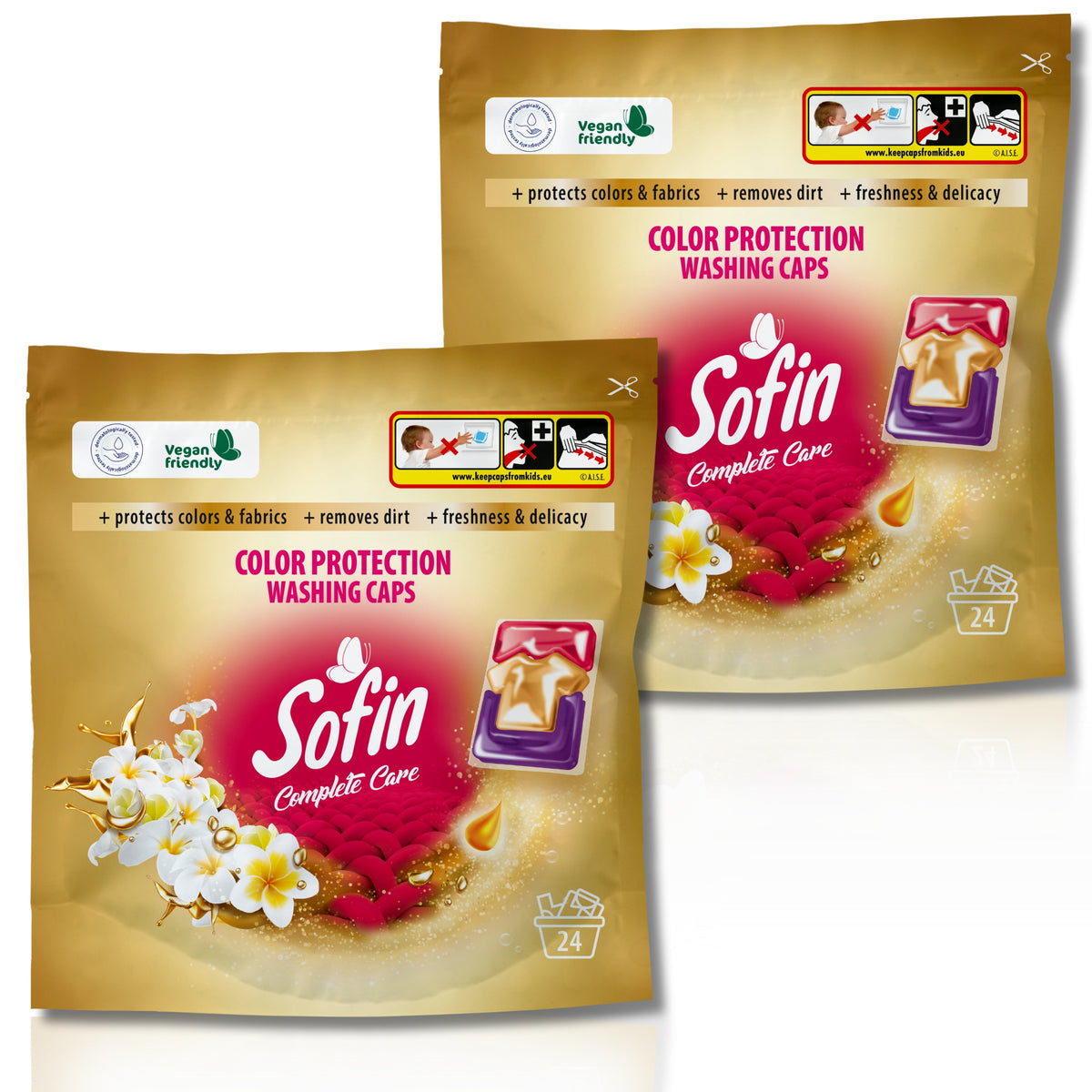 Sofin Complete Care Color Washing and Color Protection Capsules 24 x2