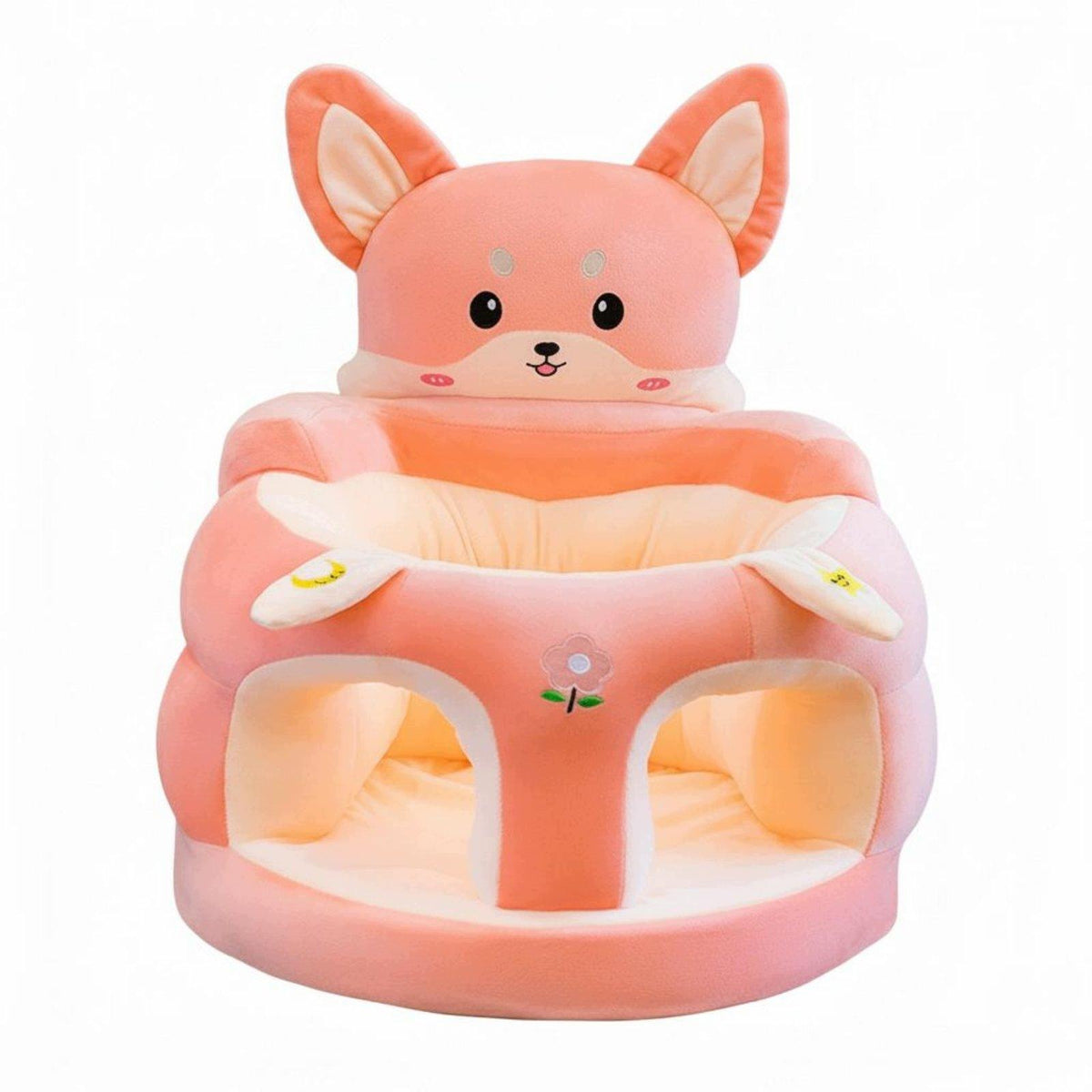 Soft Infant Sofa Spinal Alignment High Back Infant Sofa Anti Fall Fox