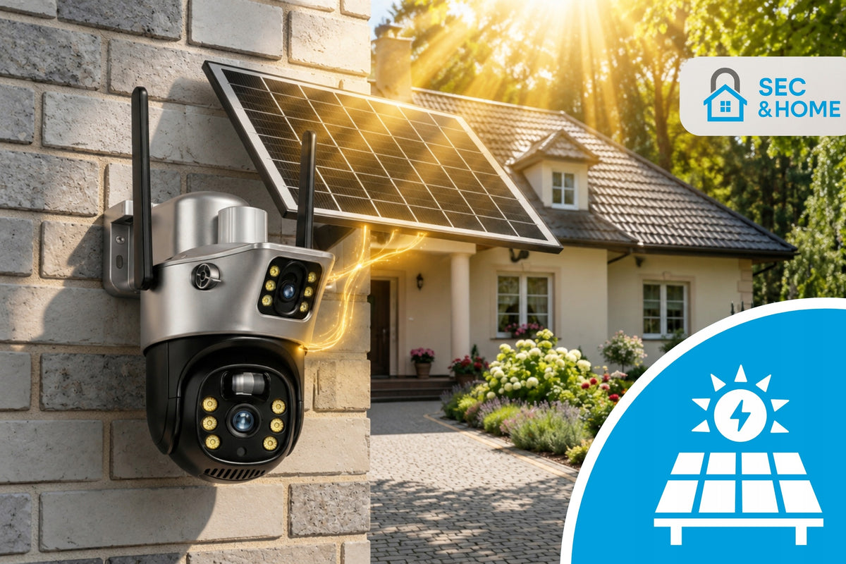 Solar Camera 10MPx Wireless Outdoor Rotating Wi-Fi Manufacturer code KAMERA SOLARNA ZEWNĘTRZNA OBROTOWA SEC & HOME