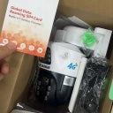 Solar Camera Rotating Dual Lenses 2x4MP 4G LTE Outdoor Wireless Packaging status original
