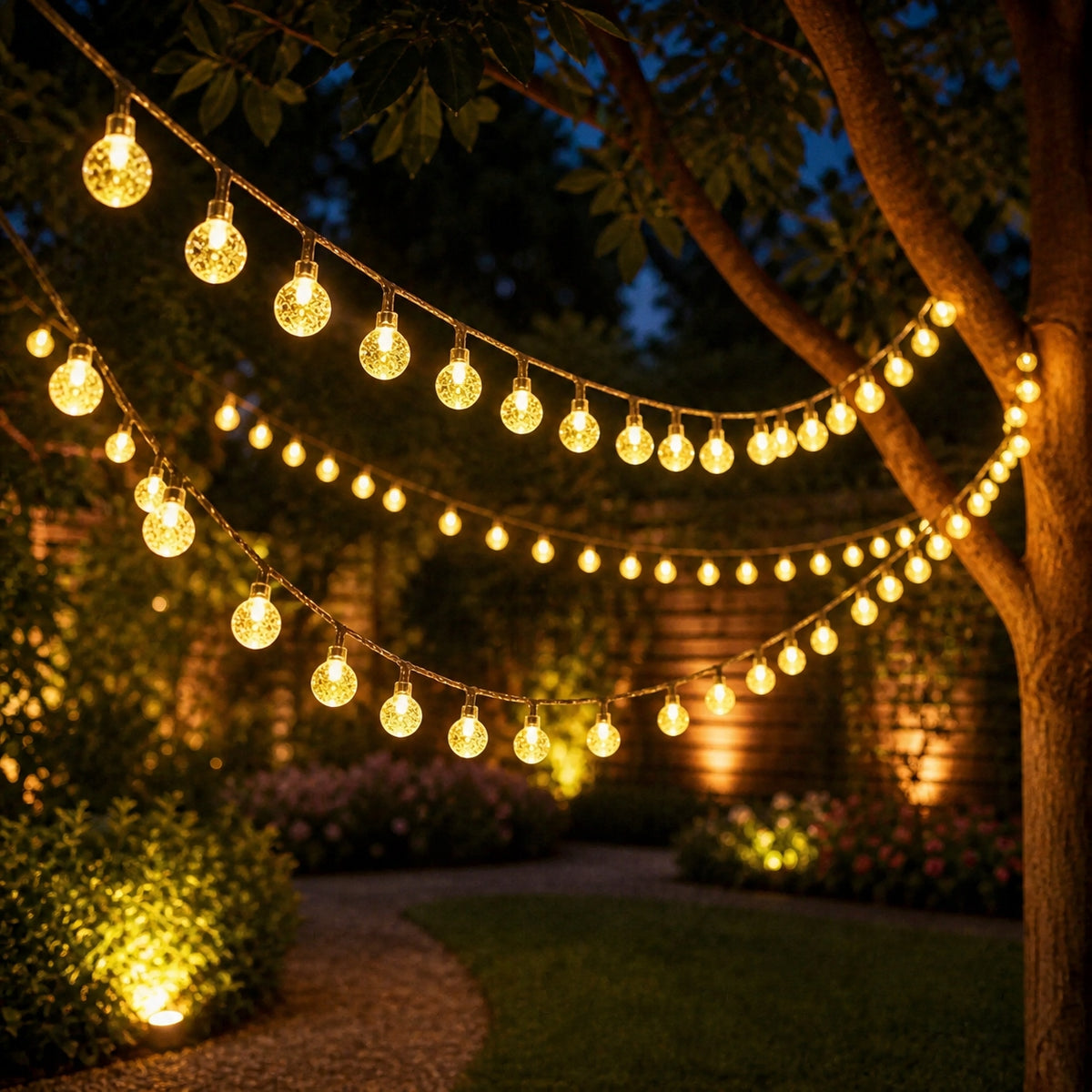 Solar LED Garden Garland 30x LED 2700K 5,5m LED Light Chain Manufacturer code 05283