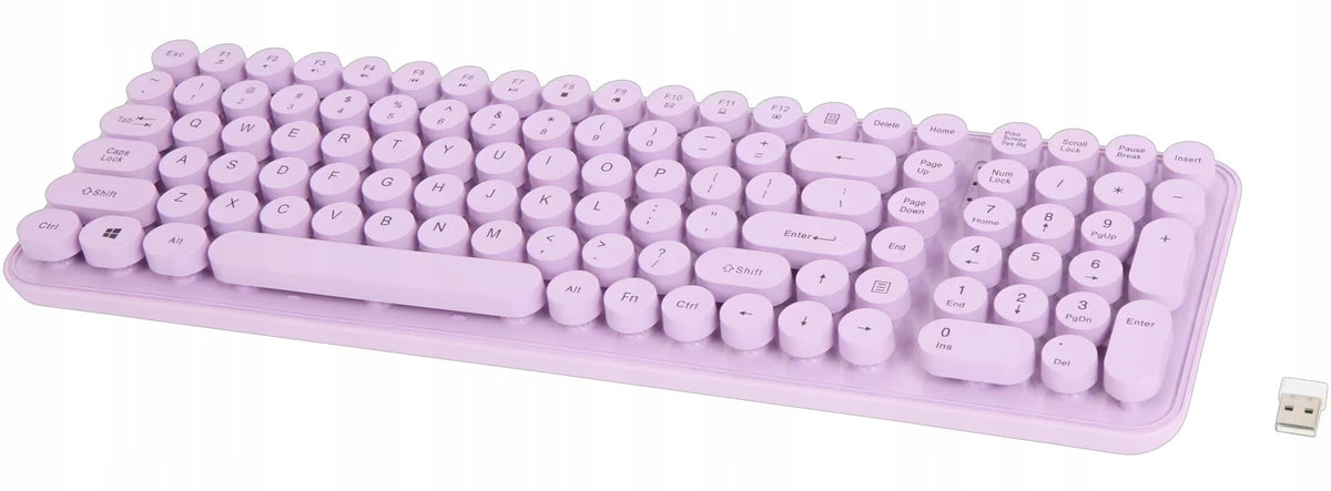 Sologic 42 x 15 cm Retro QWERTY Wireless Keyboard Packaging status original