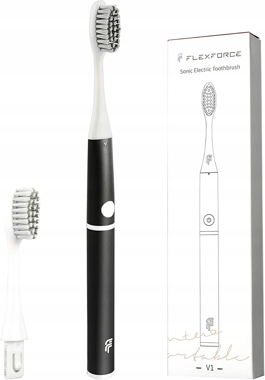 Sonic toothbrush with replaceable AAA battery