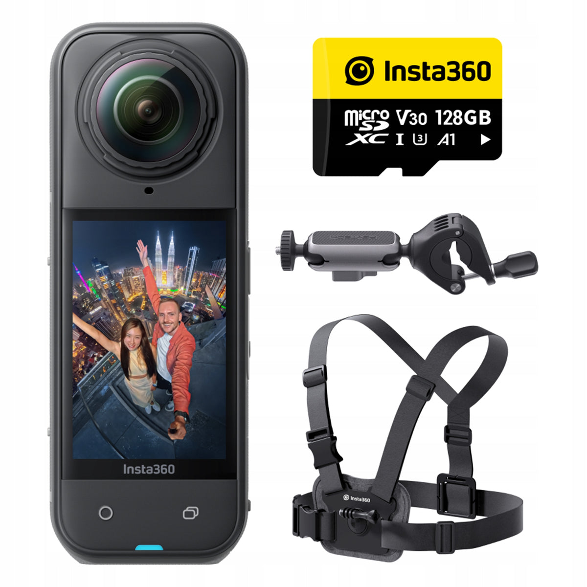 Spherical Camera 360 4K Sports Waterproof Insta360 X5 Bike Kit