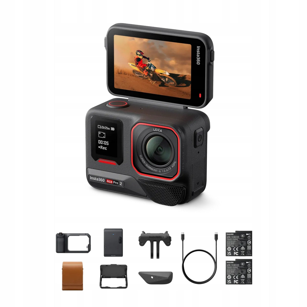 Sports Camera 4K120fps Insta360 Ace Pro 2 Flashprint Instant Ripper